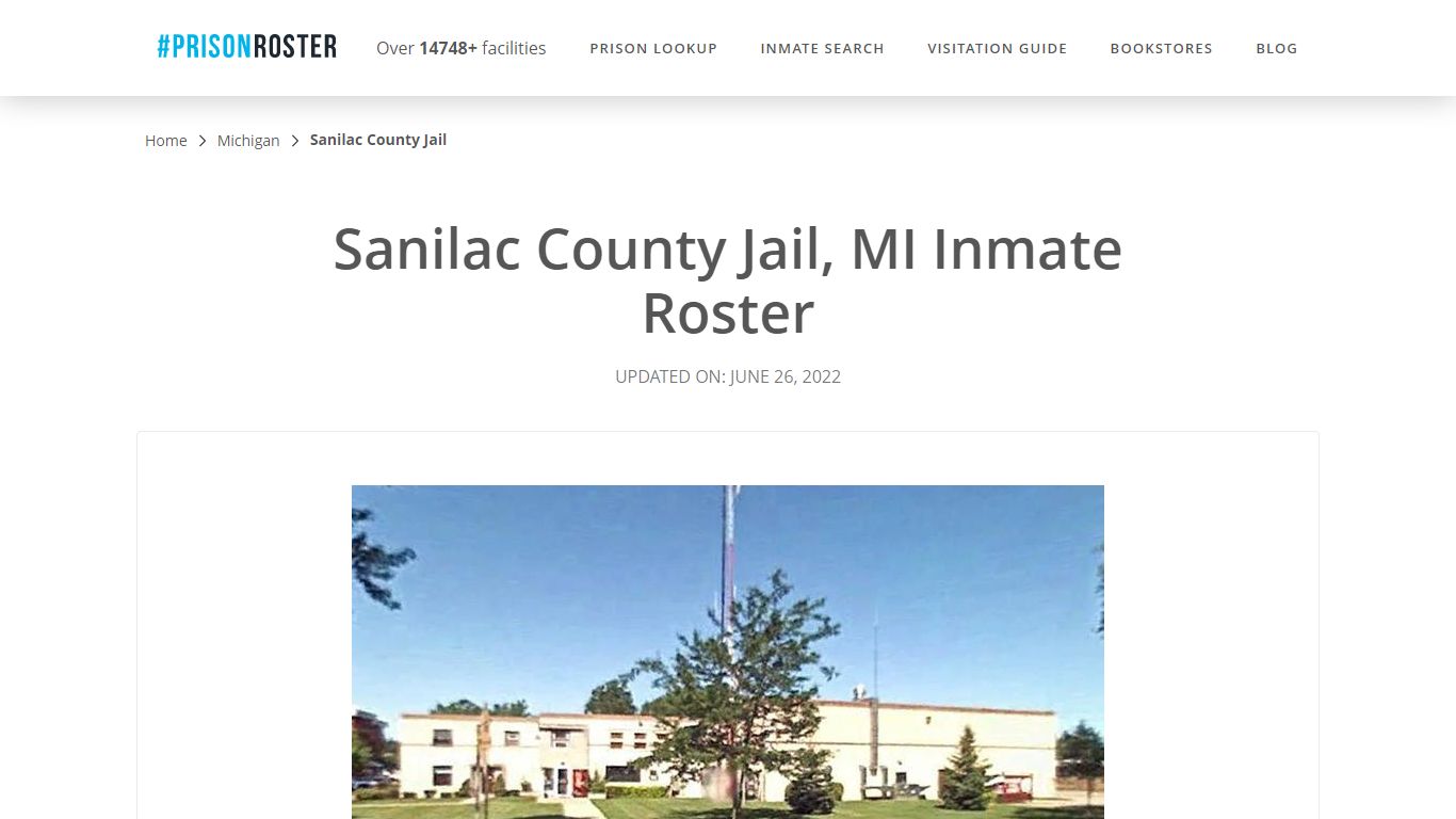 Sanilac County Jail, MI Inmate Roster - Prisonroster